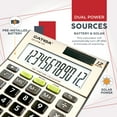 CATIGA CD273812Digit Business Calculator DualPower Tax