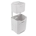 thumbnail image 1 of Panier à Linge Roulant sur Roues Trieur de Linge Pliable Organisateur Paniers à Linge Suspendus Pliables Panier à Vêtements Sales Solution de Rangement Pratique, 1 of 8