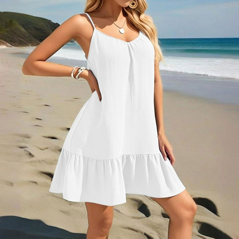 knee length dresses for ladies Nalani Long Rayon Hawaiian Dress Maxi V-Neck Tea Length Beige / 2XL