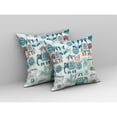 thumbnail image 6 of Elephant Howdah Faux Suede Fabric Throw Pillow in Gray and Pink 16x16, 6 of 9