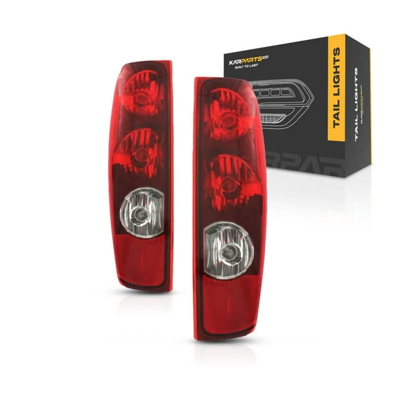 For Chevy Colorado Tail Light Assembly 2004-2012 Driver and Passenger Side Pair For GM2800164 | 20825943 | 25782803