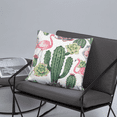 thumbnail image 2 of Coussin Imprimé Cactus et Flamant Rose, 2 of 10