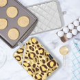 thumbnail image 6 of Yellow Leopard Pattern Pot Holder Set 2 Piece Non-Slip Oven Hot Pads Heat Resistant Durable 7x9.8in, 6 of 7
