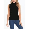 thumbnail image 4 of FITVALEN Women's Mock Turtleneck Tank Tops Sleeveless Stretch Slim Fit Top Base Layer Shirt, 4 of 7