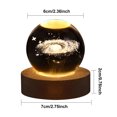 thumbnail image 4 of USB 3D Crystal Ball Night Light Planetary Atmosphere Lamp Art Crafts (Nebulosa), 4 of 8