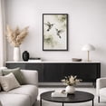thumbnail image 5 of Framed Canvas Print Hummingbird Wall Art Boho Decorative for Living Room Bedroom - 16"x24" BLACK, 5 of 8