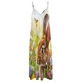 thumbnail image 4 of Easter Bunnies Rabbits Sleeveless Dress for Women Clothing Female Women's Summer Skirt, 4 of 7