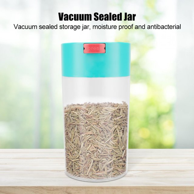 Fdit Recipiente de almacenamiento portátil al vacío multiusos hermético Contenedor de café sellado al vacío Contenedor de almacenamiento al vacío de alimentos con tapa ANGGREK Otros