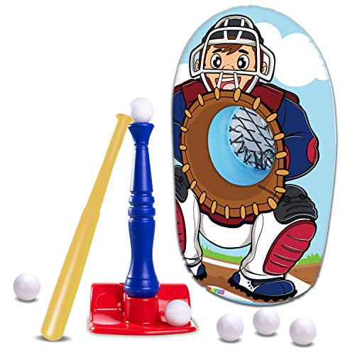 JOYIN TBall Baseball Toy Set Including Tee Ball Set, Baseball Bat and