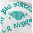 thumbnail image 4 of My Big Sister Is A Mermaid Cute Shell Youth T Shirt Tee Girls Infant Toddler Brisco Brands 5T, 4 of 5