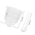 thumbnail image 2 of DEEPCRAFF Clear Plastic Wine Bucket with Handle, Multi-Functional Ice Bucket for Bar, Home, Parties and Outdoor Use, 2 of 8