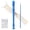 Blue, variant on Eastar ERS-1GG German Fingering Soprano Recorder, Key of C 3-Piece 8-Hole Transparent Resin Recorder for Kids Beginners & Students, School Music Class, with Fingering Chart & Cleaning Rod (Blue)