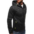 thumbnail image 4 of ORUYROP Sweat à Capuche Zippé pour Hommes, Mode Automne/hiver 2023, Veste Décontractée à Manches Longues, 4 of 5