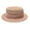 Pink, variant on Straw Flat Top for Women Wide Brim Straw Panama Flat Hat Sun Shading Beach Sun Hat Fedora Derby Pork-Pie Hat Green