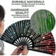 thumbnail image 3 of Hand Fan Lar Folding Fans For Festivals, Drag Esque Cute Holographic Rave Accessories For Women1pcs-urful, 3 of 3