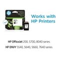 thumbnail image 2 of Cartucho de tinta HP 62XL negro de alto rendimiento para ENVY 5540 5640, 2 of 7
