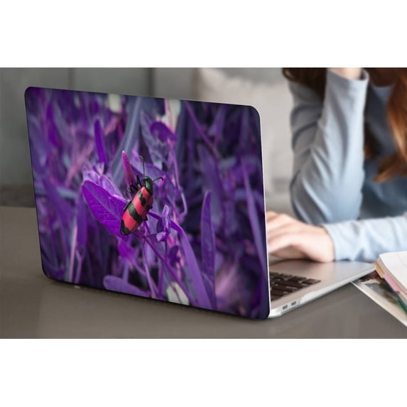 KSK KAISHEK Hard Shell Cover Only Compatible Old Version MacBook Air 13" with Not Retina Display No USB-C + Black Keyboard Cover Model: A1466/A1369( Pink series 0129)