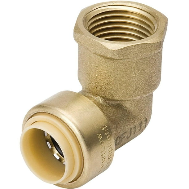 Adaptador de codo B&K Proline Brass de 1/2 pulgada para montaje de mangueras