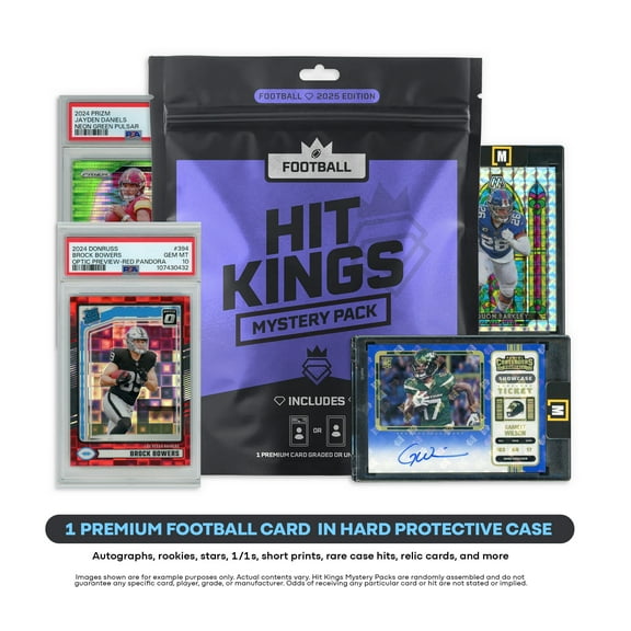 2025 Hit Kings Football Edition – 1 Graded Card or Ungraded Card