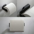 thumbnail image 3 of KRAUS Stelios™ Bathroom Toilet Paper Holder, Matte Black Finish, 3 of 7
