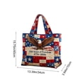 thumbnail image 3 of Lksixu USA 250th Anniversary Tote Bag for Women, Red White and Blue Quilted Shoulder Bag, 1776-2026 Commemorative USA Patriotic Handbag, Reusable Casual Shopping Bags Gifts for Friends Family, 3 of 6