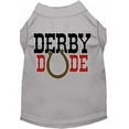 thumbnail image 2 of Mirage Pet Derby Dude Screen Print Dog Shirt Grey Lg, 2 of 2