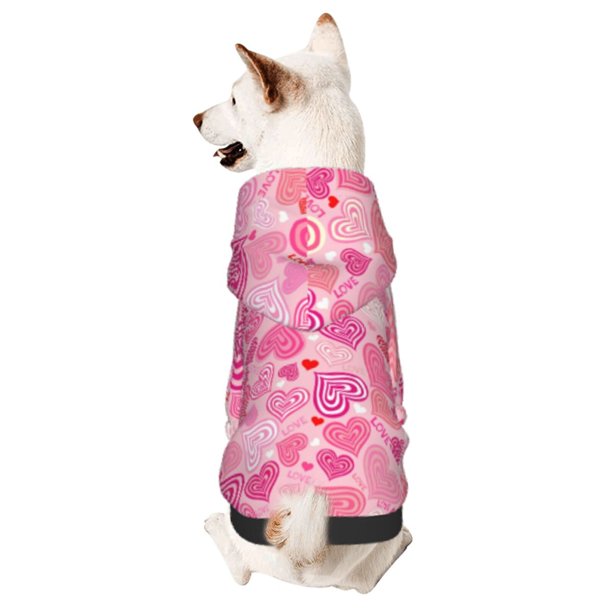 Balery Love Sudadera con Capucha para Perros Pequeños – Ropa para Mascotas, Disfraz para Perros y Gatos, Ideal para Fiestas y Cosplay-X-Large