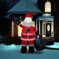 thumbnail image 5 of Atlanta Falcons 7' Inflatable Santa, 5 of 5