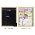 thumbnail image 4 of Une Fleur II - Framed Print w/glass - Natural Wood, 4 of 7