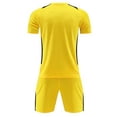 thumbnail image 3 of OGLCCG Boys Soccer Jersey Set Kids Football Training Uniform Quick Dry Youth Sports Tees with Shorts Team Tracksuits Size 4-15, 3 of 4