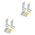 thumbnail image 2 of Youkk Durable And Easy-to-Install Wall Mount Brackets For Sound System Heavy-duty Wall Shelf Speaker Stand white 2Set, 2 of 6