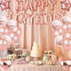 thumbnail image 3 of Decoración para fiesta de cumpleaños de Apuakthei, globos de látex, pancarta de globos de feliz cumpleaños con 2 cortinas de flecos de aluminio, 3 of 5