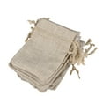 thumbnail image 4 of MasteelfCA 20pcs Linen Drawstring Bag Small Simple Storage Pouch for Gifts Jewelry Present (9x12cm), 4 of 8
