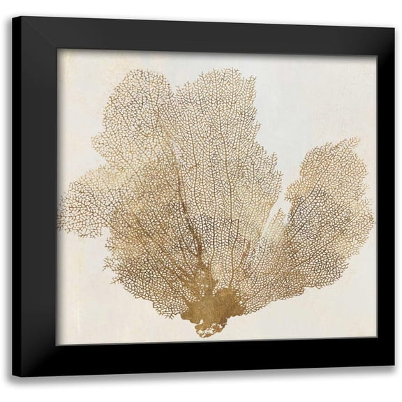 Wilson, Aimee 12x12 Black Modern Framed Museum Art Print Titled - Luxe Coral I