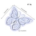 thumbnail image 3 of Semi-stereoscopic for Butterfly Wall Ornaments Drop Glue Mold Diy Wall Pendant Desktop Decoration Epoxy Silicone Mold Clear, 3 of 4