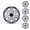 14 inch- Black & Sliver Lacquer, variant on 14 inch Universal Silver Lacquer & Black Lacquer Hubcaps,Wheel Rims Cover,Snap on Car Truck SUV,ABS+PC Material,Set of 4