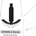 thumbnail image 6 of VR Headband for Meta Quest 3, Adjustable Elite Head Strap Replacement, Foldable Comfortable VR Headset Accessory to Reduce Face and Head Pressure-White, 6 of 7