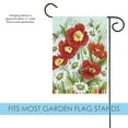 thumbnail image 3 of Toland Home Garden Poppies & Daisies Flowers Flower Flag Double Sided 12x18 Inch, 3 of 5