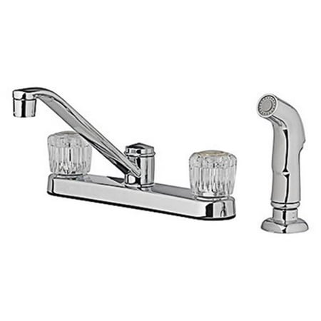 Homewerks Worldwide 242105 Homepointe Kitchen Faucet With 2 Acrylic Handle Chrome Walmart Canada
