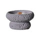 thumbnail image 2 of pstuiky Vela de meteorito de cemento recipiente de cristal sin llama soporte para velas romántico y duradero., 2 of 6