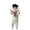 C-3512White, variant on TEDOYE Toddler Boys Coats Girl's Bag Autumn Winter Baby Clothes Half Wool Tops   Long Pants Sets Fashionable For Newborn Old. Soft Wear, 3-6 Months