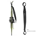 thumbnail image 3 of Graflsoa Adjustable Nylon Ski Board Straps with Velcro, Dual Shoulder & Hand Carry, Black, 240cm Length, 3 of 6