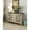 White, variant on ACME Vermont 4-Drawer Wooden Console Table with 2 Door in Antique White