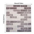 thumbnail image 1 of New PE Foam 3D DIY Wall Decor Embossed Brick Stone Color tile splicing, 1 of 2