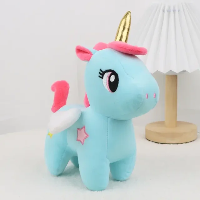 7.48in Cute Unicorn Plush Toys Soft Stuffed Dolls , Animal Cute Unicorn Horse Pillow , For Girls Birthday Gift Kids Toy Gong Bohan unisex