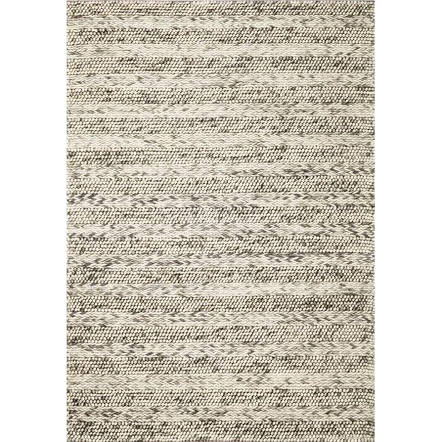 HomeRoots 349790 5 x 7 ft. Wool Grey Area Rug