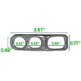 thumbnail image 2 of Paracord Planet Iron Rope Adjusters - Nickel Plated - 2 & 3 Hole Designs - Multiple Pack Options, 2 of 3