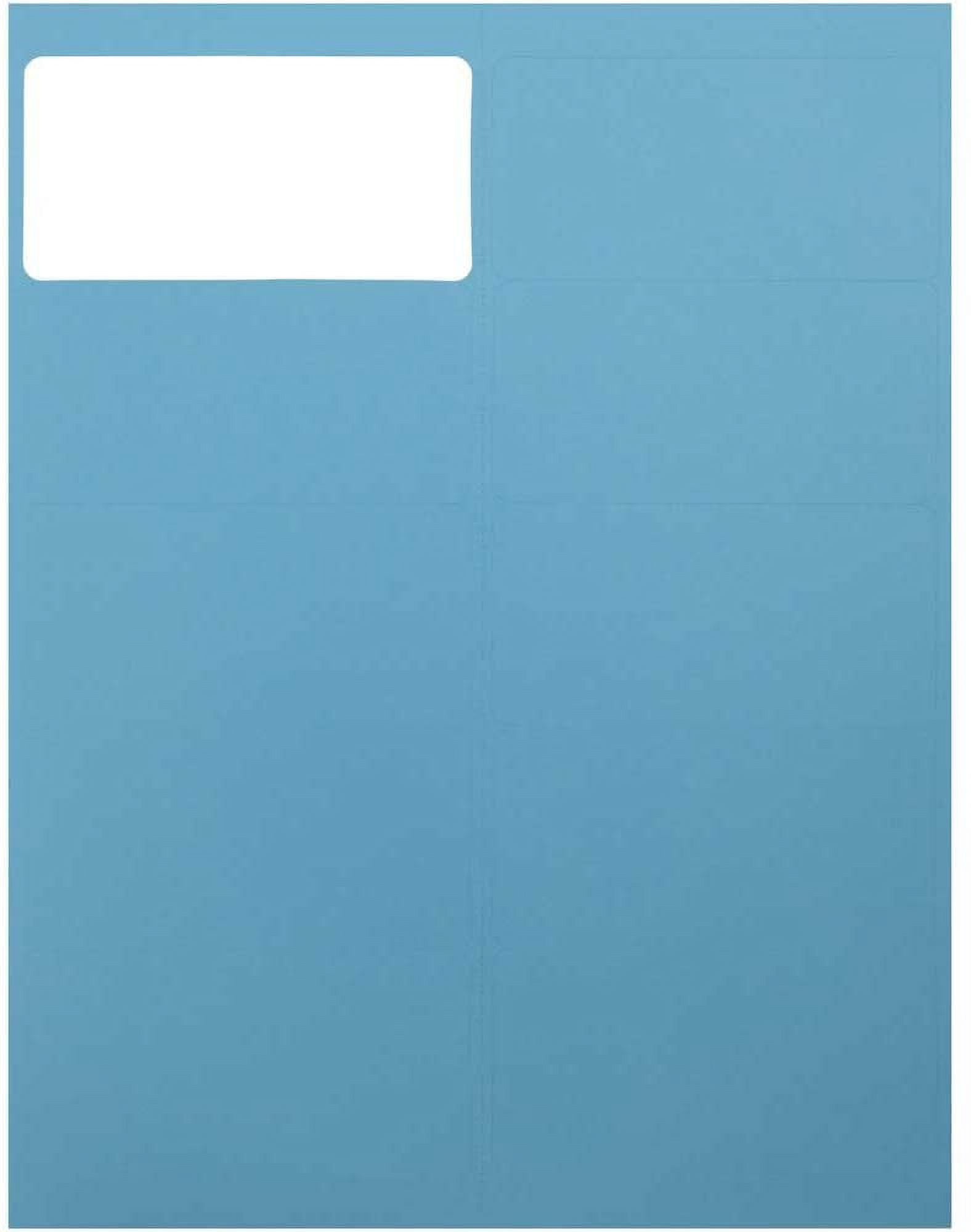 JAM Paper Shipping Address Labels, Standard Mailing, 2 x 4, Assorted Colors, 600/Pack