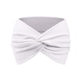 thumbnail image 3 of Fgnfyis Wide Retro Headscarf for Ladies with Cute Knotted Hair Band Fashionable and Versatile Design for Everyday Wear White, 3 of 3