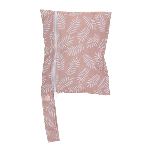 Almohadillas Menstruales Para Mujer, Lavables, Evitan Que Se Deslicen Fuerte Absorción De Agua Capas Múltiples 5 Piezas Almohadillas Sanitarias Reutilizables De Fibra De Bambú ANGGREK Rosa